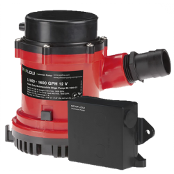 BOMBA DE ACHIQUE AUTOMATICA - 12 V 1600 GPH